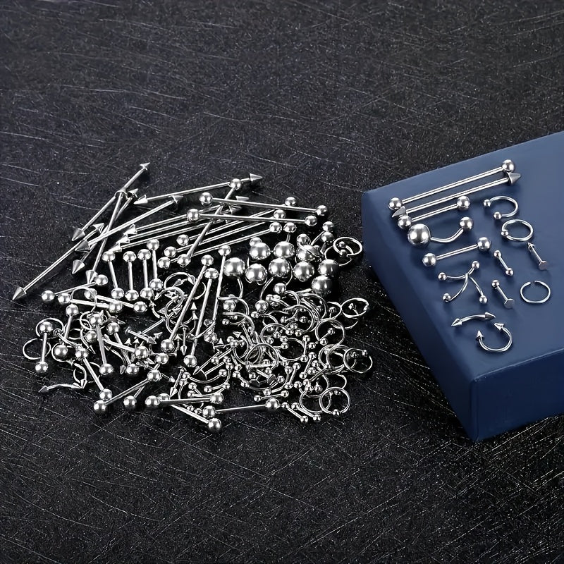 150Piece Hypoallergenic Stainless Steel Piercing Kit - Taylor K Shop