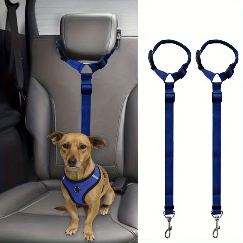 2in1 Adjustable Dog Car Seat Belt for Safe Travel - Taylor K Shop