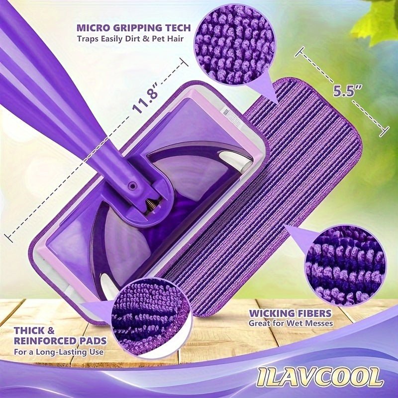 3Pack Reusable Microfiber Mop Pads for Wet Jet - Taylor K Shop