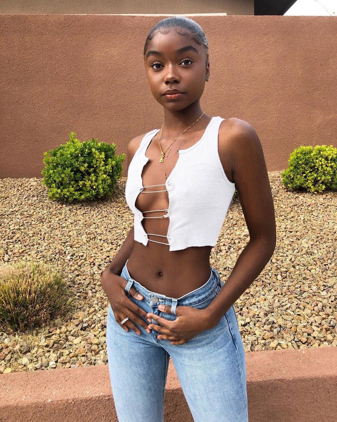 All - match cropped blouse - Taylor K Shop