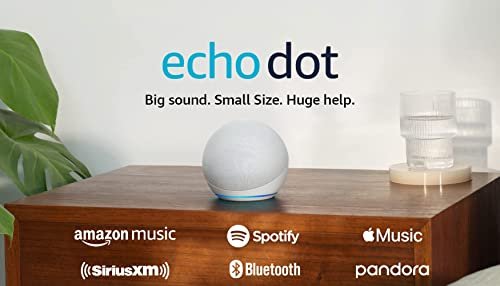 Amazon Echo Dot (newest model), With bigger vibrant sound, helpful routines and Alexa, Charcoal - Taylor K Shop