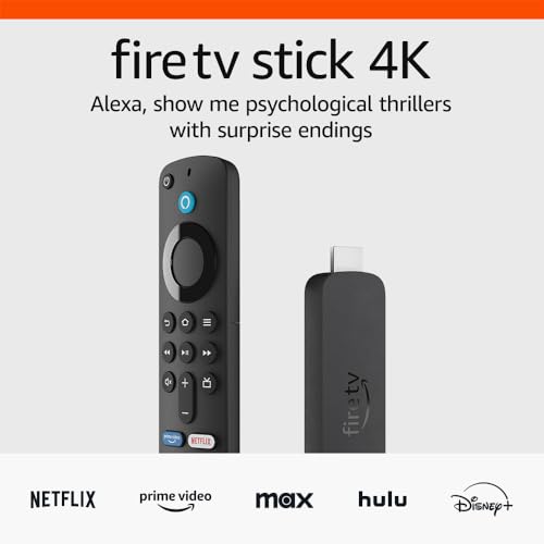Amazon Fire TV Stick 4K (newest model) with AI - powered Fire TV Search, Wi - Fi 6, stream over 1.5 million movies and shows, free & live TV - Taylor K Shop