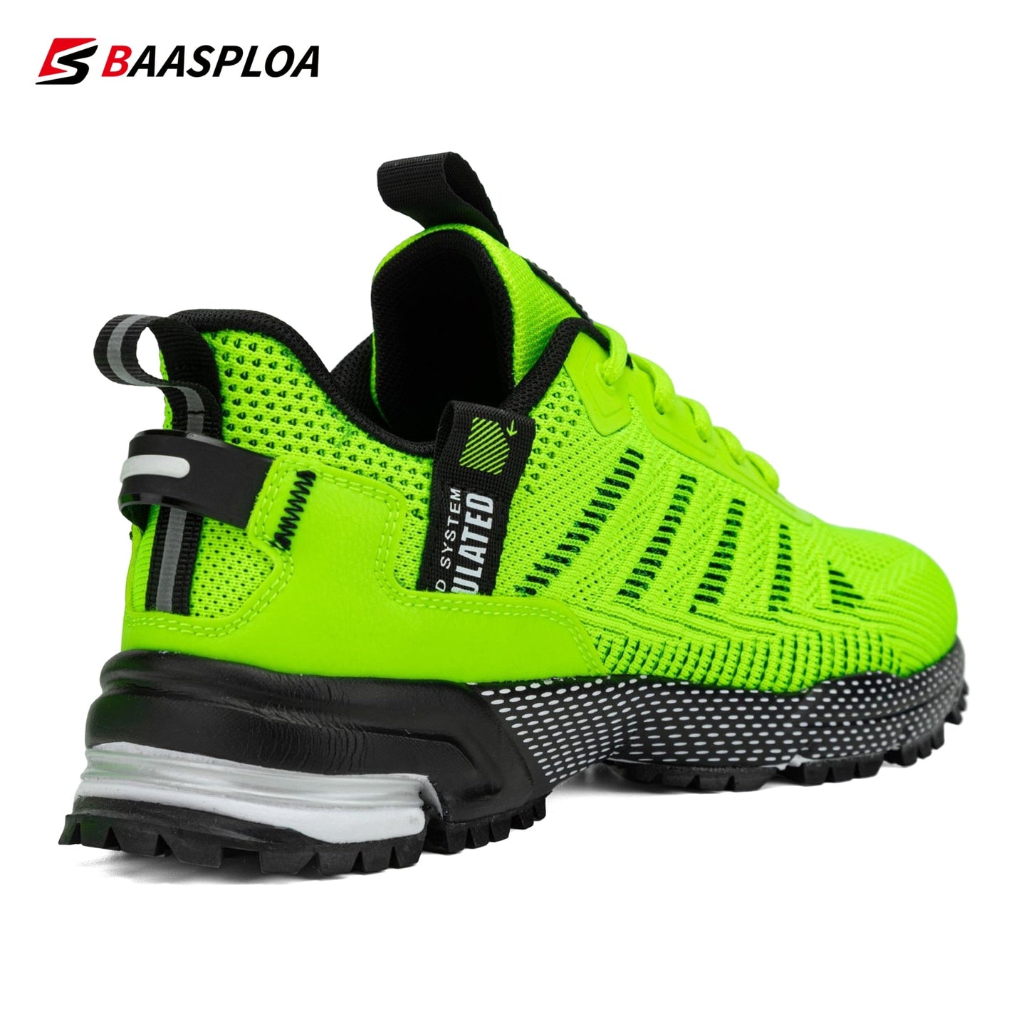 Baasploa Professional Running Shoes For Men Lightweight Men's Designer Mesh Sneakers Lace - Up Male Outdoor Sports Tennis Shoe - Taylor K Shop