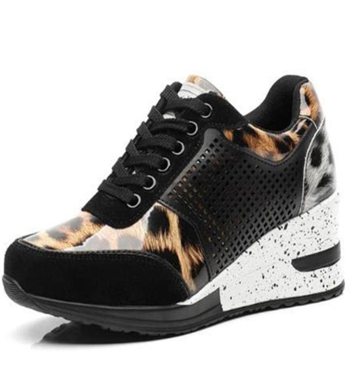Casual Women's Sports Shoes Fashion Increased Large Size Single Shoes - Taylor K Shop