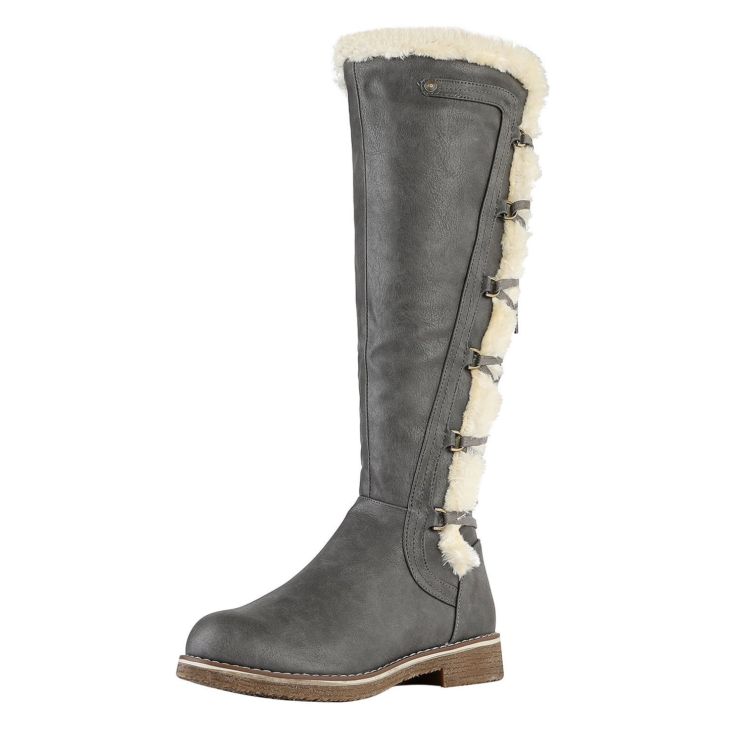 Chic Faux Fur KneeHigh Boots with Cozy Lining - Taylor K Shop