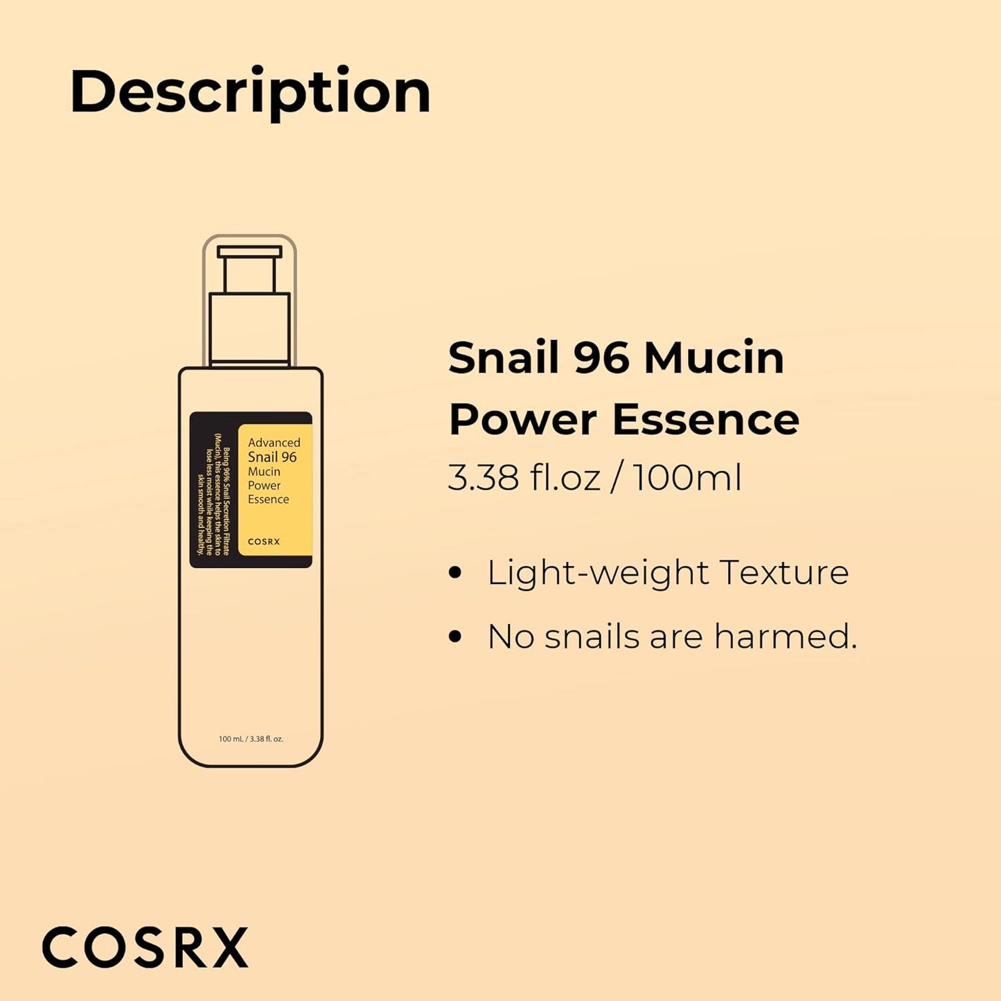 COSRX Snail Mucin Repairing Essence Hydrate Revitalize Skin - Taylor K Shop
