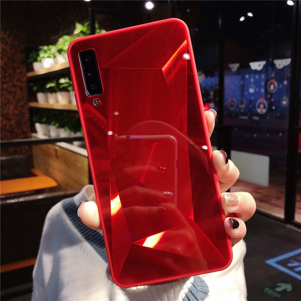 Diamond pattern rhombus mirror phone case - Taylor K Shop