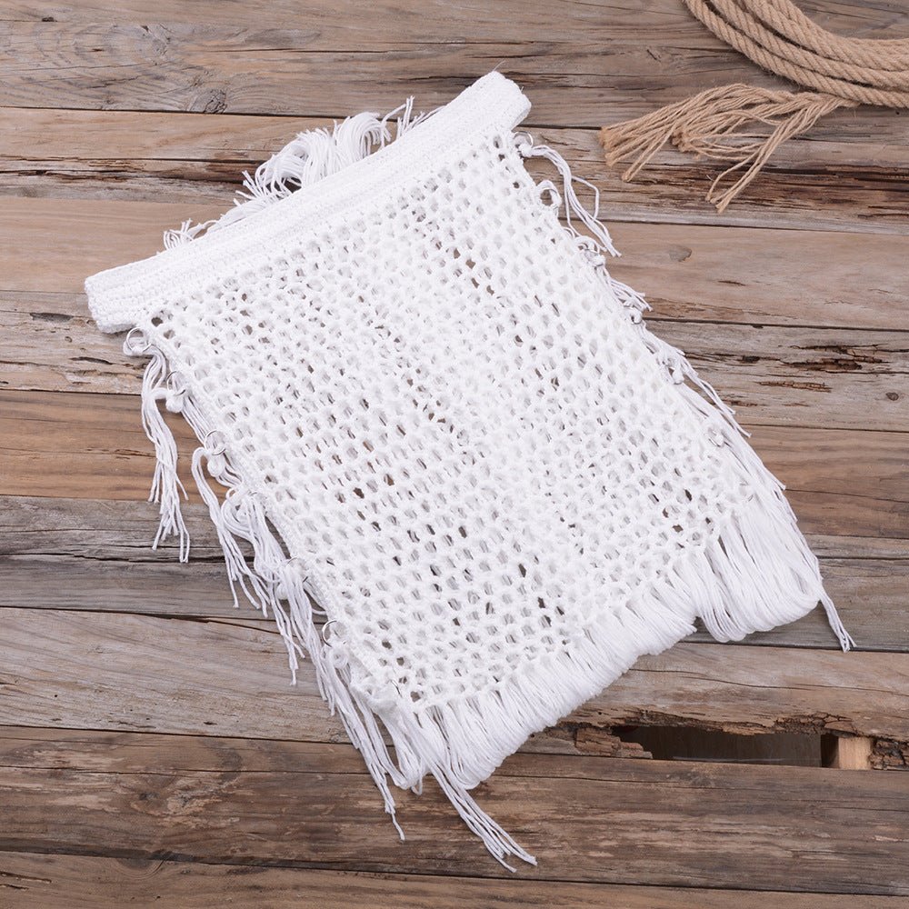 Handwoven Cutout Swimsuit Bikini Maxi Skirt - Taylor K Shop