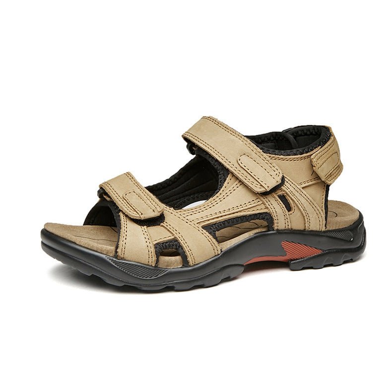 Outdoor Sandals Beach Leather Roman Sandals - Taylor K Shop