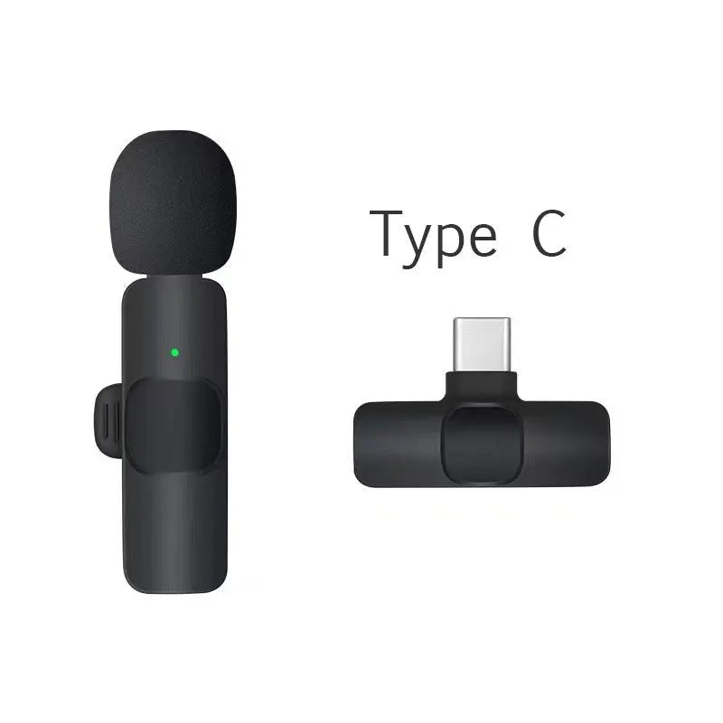 Portable Wireless Lavalier Microphone for iPhone Android - Taylor K Shop