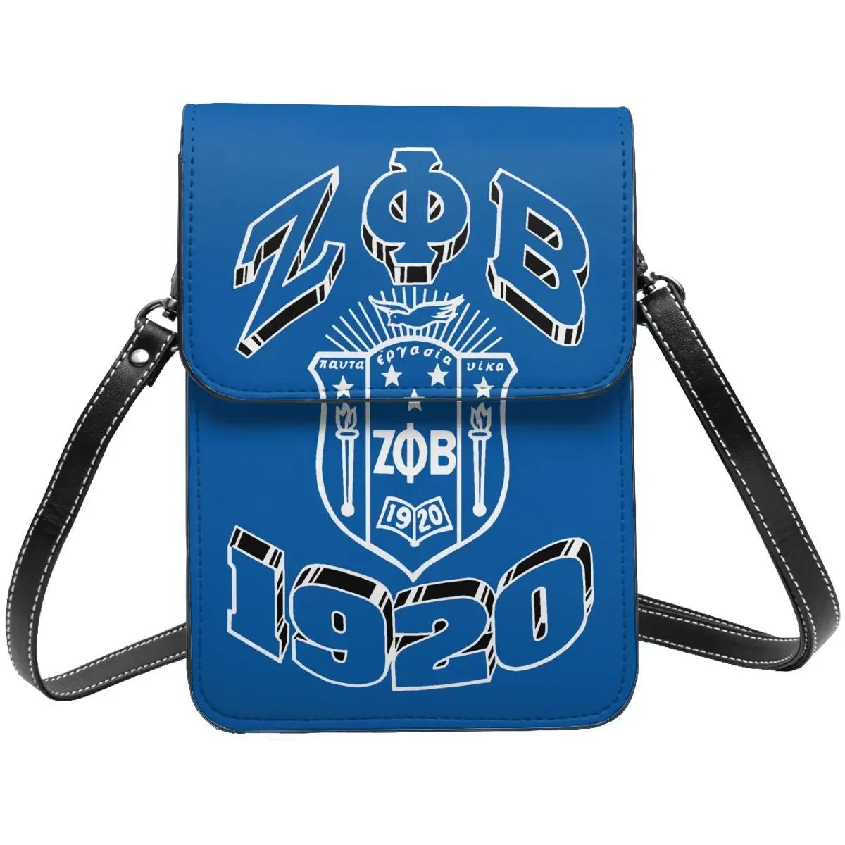 Zeta Phi Beta Crossbody Cell Phone Wallet Bag - Taylor K Shop