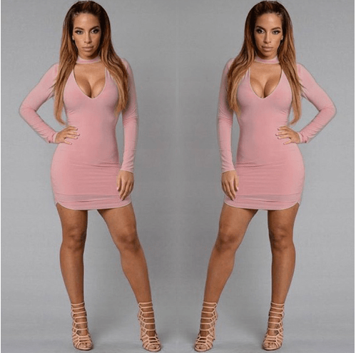EBay fast selling, European, American, bursting, V collar, cocktail dresses and dress sexy dresses - Taylor K Shop