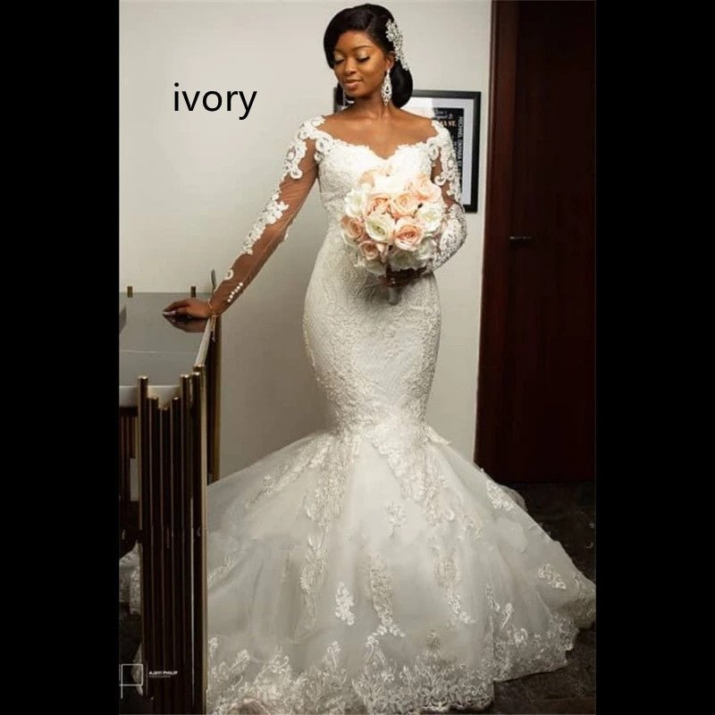 Fashion African Mermaid Wedding Dresses - Taylor K Shop