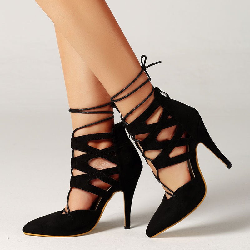 High - heeled shallow mouth sexy nightclub shoes - Taylor K Shop