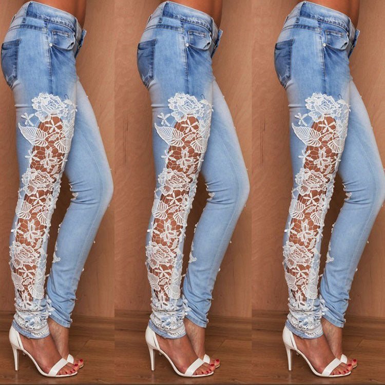 Lace jeans - Taylor K Shop
