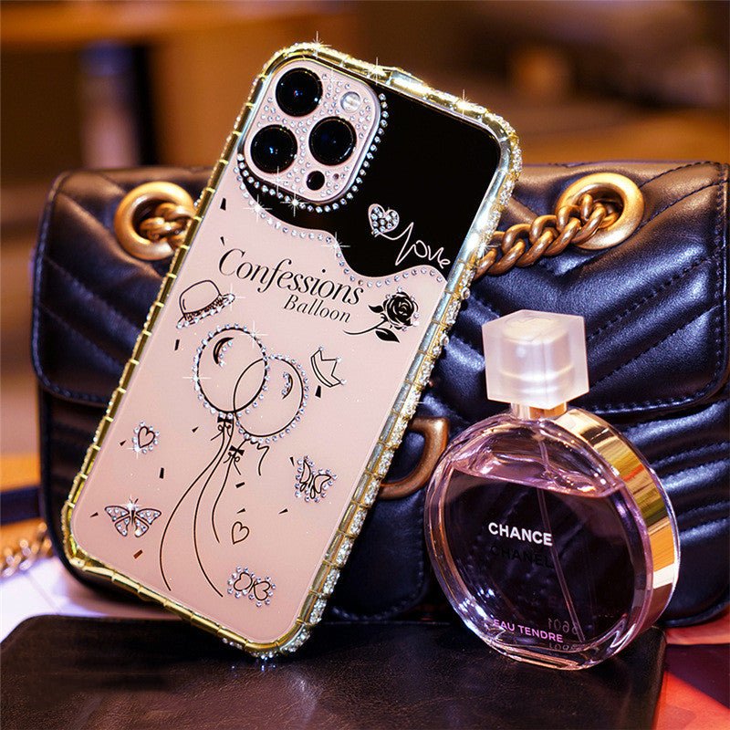Mobile Phone Case With Diamond Metal Frame - Taylor K Shop