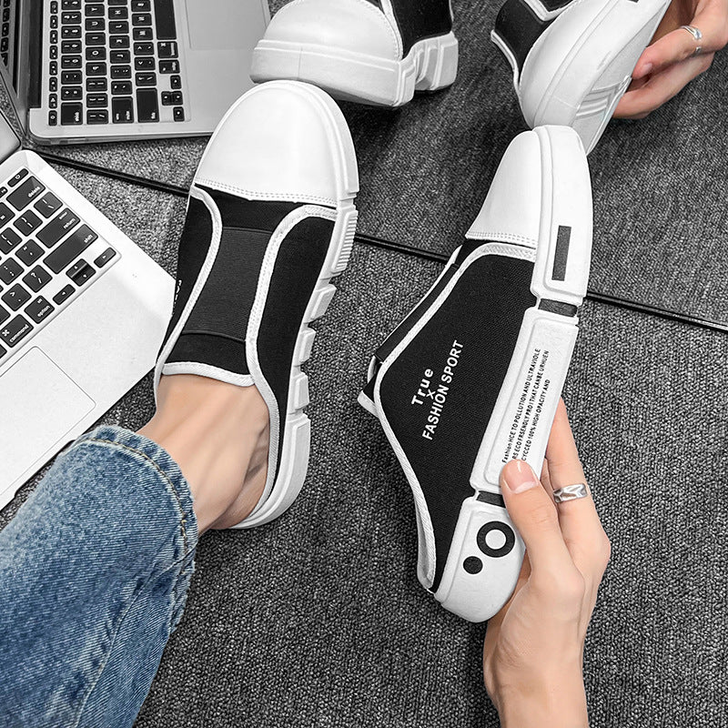 Outdoor Flats Slippers Breathable Lightweight Half Closed Toe Shoes Men - Taylor K Shop