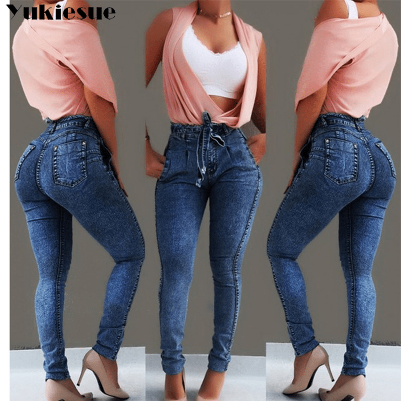 Women Pants Cool Denim Vintage Jeans - Taylor K Shop