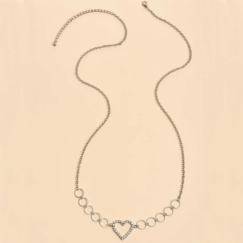 Women's Personality Diamond Heart Waist Chain - Taylor K Shop