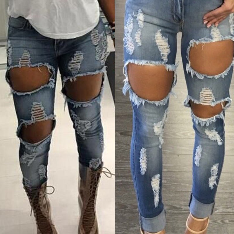 Women's ripped jeans - Taylor K Shop