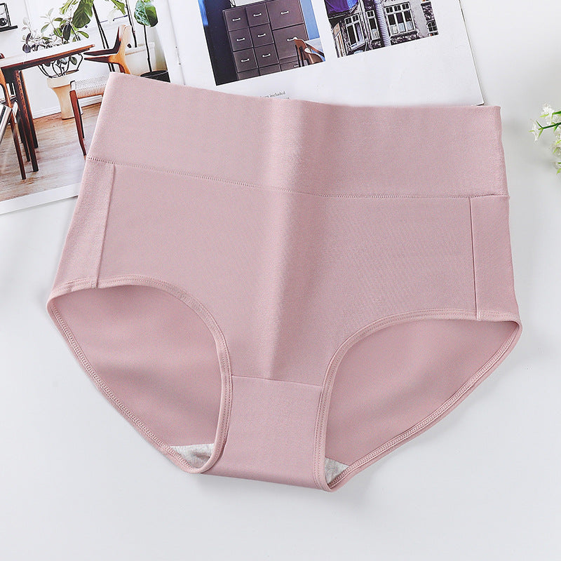 Women's Plus Size Pure Cotton Antibacterial Belly Tightening Briefs