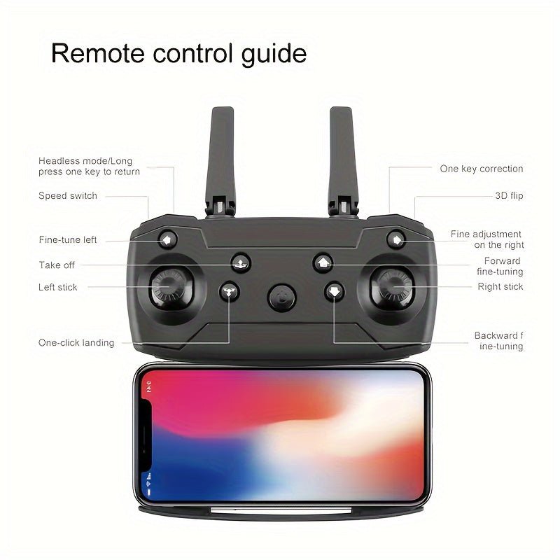 2025 GJV Foldable Drone Dual 4K Cameras App Control - Taylor K Shop