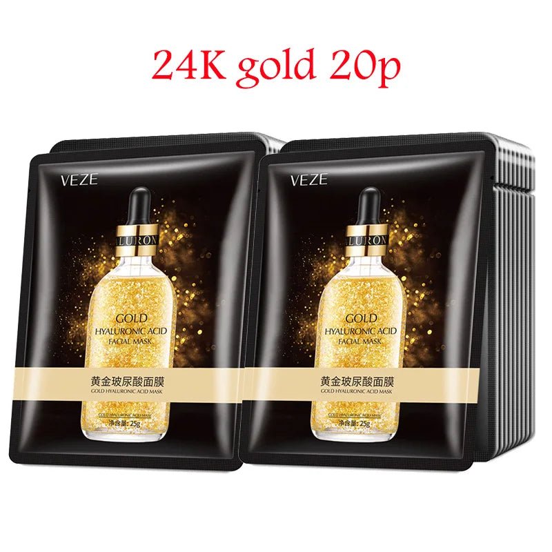 20Pack Hydrating Collagen Hyaluronic Acid Face Masks - Taylor K Shop