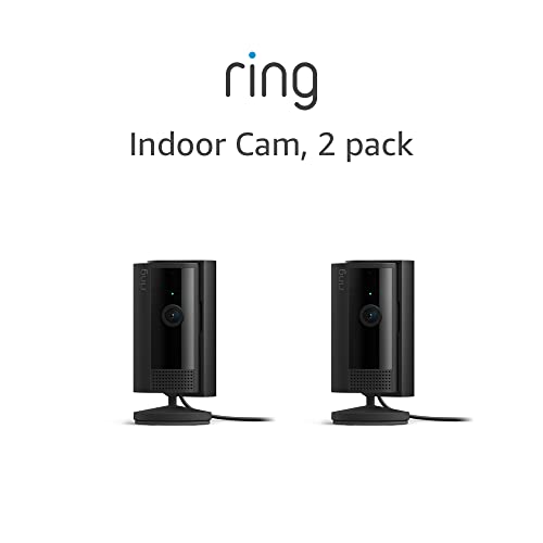 Ring Indoor Cam (2nd Gen) | latest generation, 2023 release | 1080p HD Video & Color Night Vision, Two-Way Talk, and Manual Audio & Video Privacy Cover | White