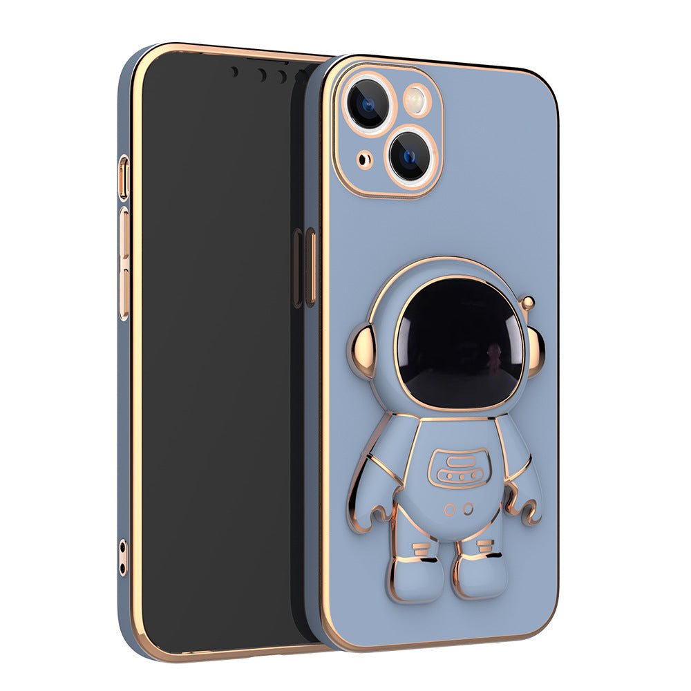 3D Astronaut Phone Case Anti - Drop Electroplating Bracket - Taylor K Shop