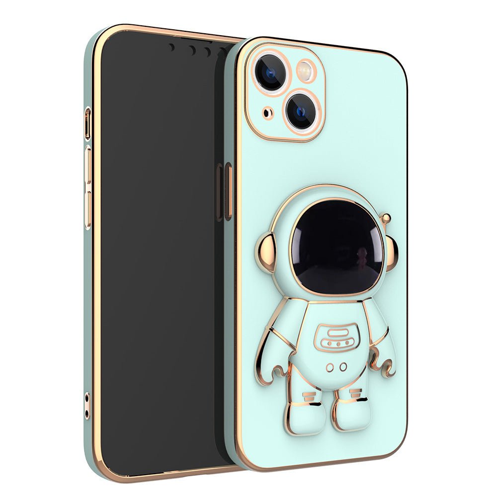 3D Astronaut Phone Case Anti - Drop Electroplating Bracket - Taylor K Shop