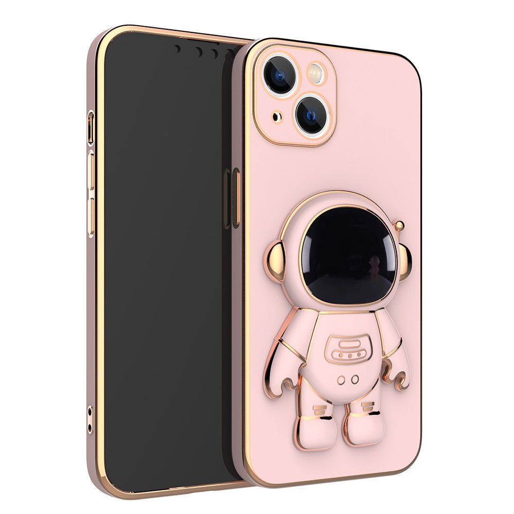 3D Astronaut Phone Case Anti - Drop Electroplating Bracket - Taylor K Shop