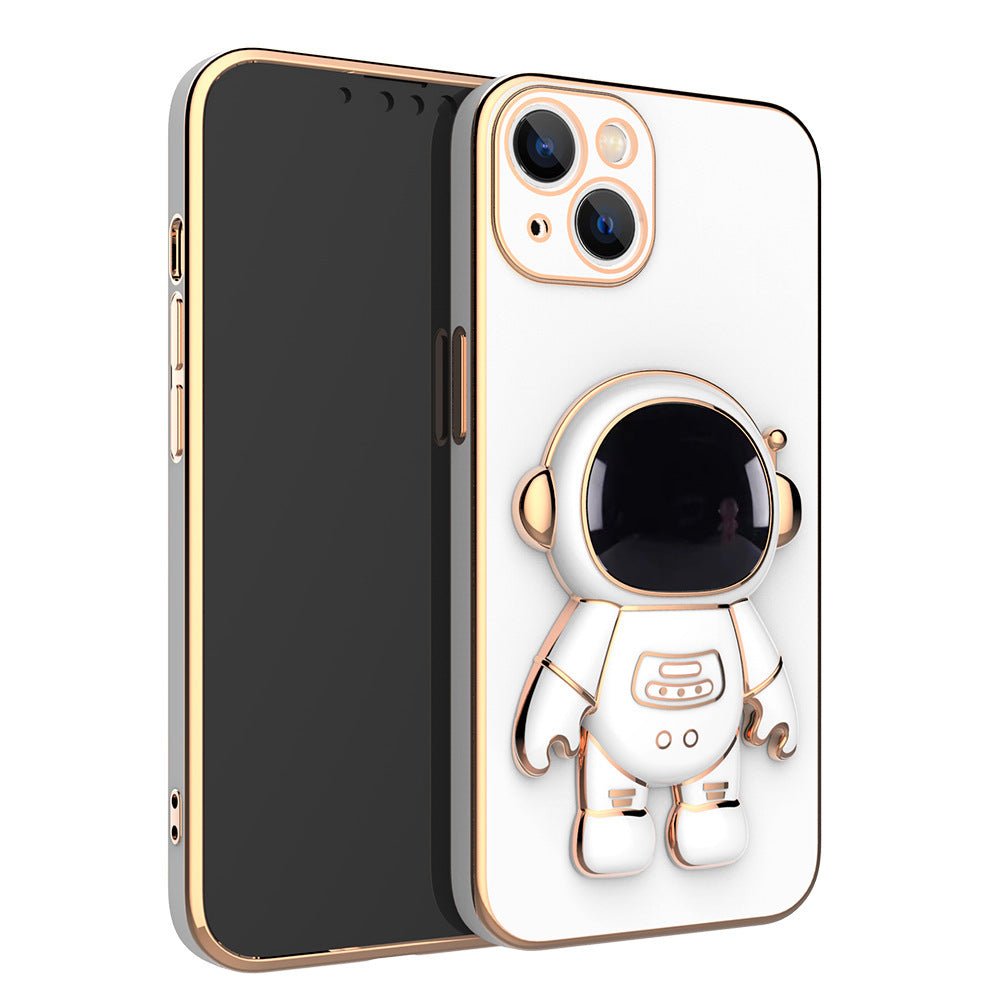 3D Astronaut Phone Case Anti - Drop Electroplating Bracket - Taylor K Shop