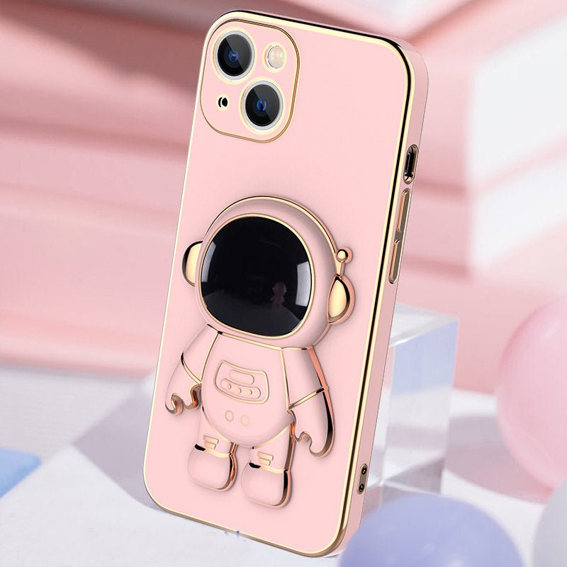 3D Astronaut Phone Case Anti - Drop Electroplating Bracket - Taylor K Shop
