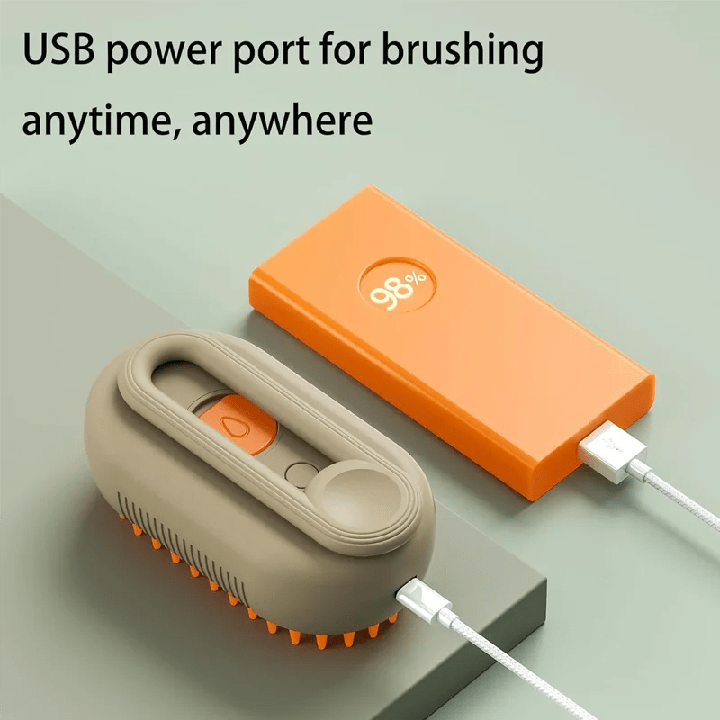 3in1 Electric Pet Grooming Brush with Steam - Taylor K Shop