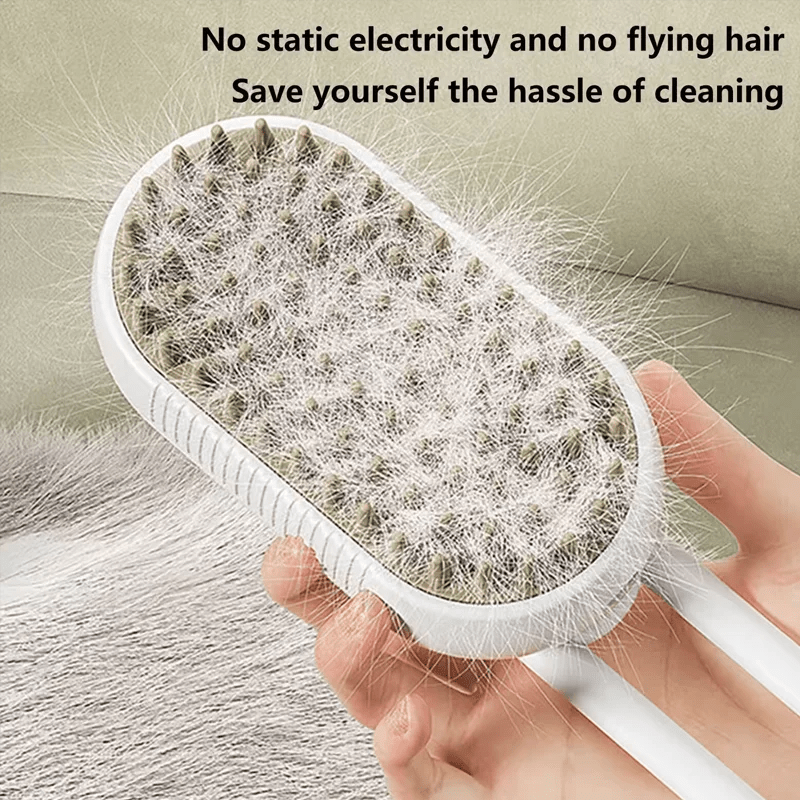 3in1 Electric Pet Grooming Brush with Steam - Taylor K Shop