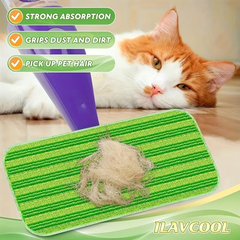 3Pack Reusable Microfiber Mop Pads for Wet Jet - Taylor K Shop