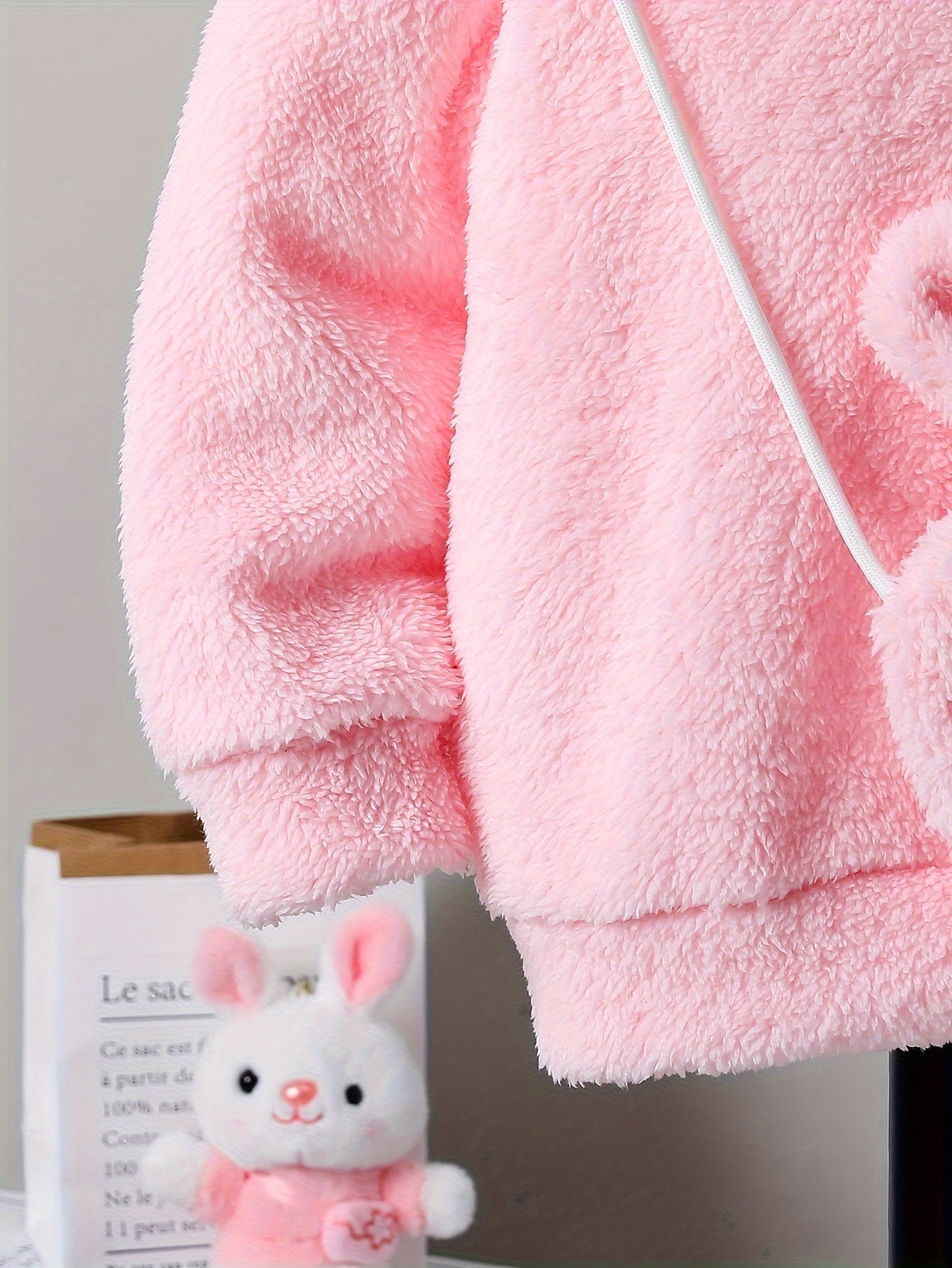 3Piece Girls Winter Hoodie Pants Set with Bunny Bag - Taylor K Shop