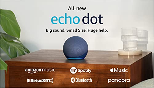 Amazon Echo Dot (newest model), With bigger vibrant sound, helpful routines and Alexa, Charcoal