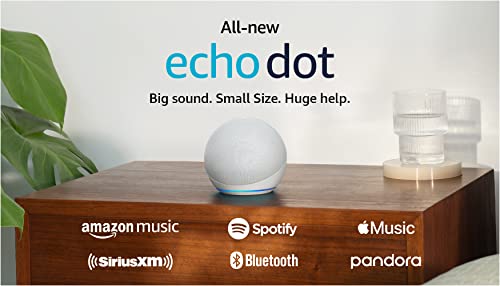 Amazon Echo Dot (newest model), With bigger vibrant sound, helpful routines and Alexa, Charcoal