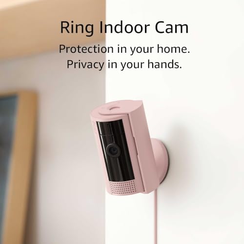 Ring Indoor Cam (2nd Gen) | latest generation, 2023 release | 1080p HD Video & Color Night Vision, Two-Way Talk, and Manual Audio & Video Privacy Cover | White