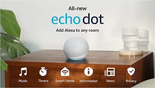 Amazon Echo Dot (newest model), With bigger vibrant sound, helpful routines and Alexa, Charcoal