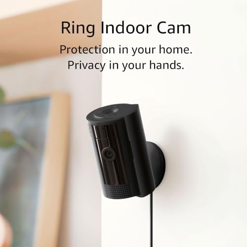 Ring Indoor Cam (2nd Gen) | latest generation, 2023 release | 1080p HD Video & Color Night Vision, Two-Way Talk, and Manual Audio & Video Privacy Cover | White