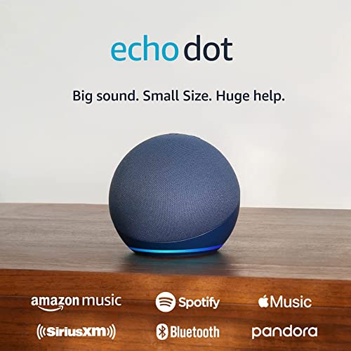 Amazon Echo Dot (newest model), With bigger vibrant sound, helpful routines and Alexa, Charcoal