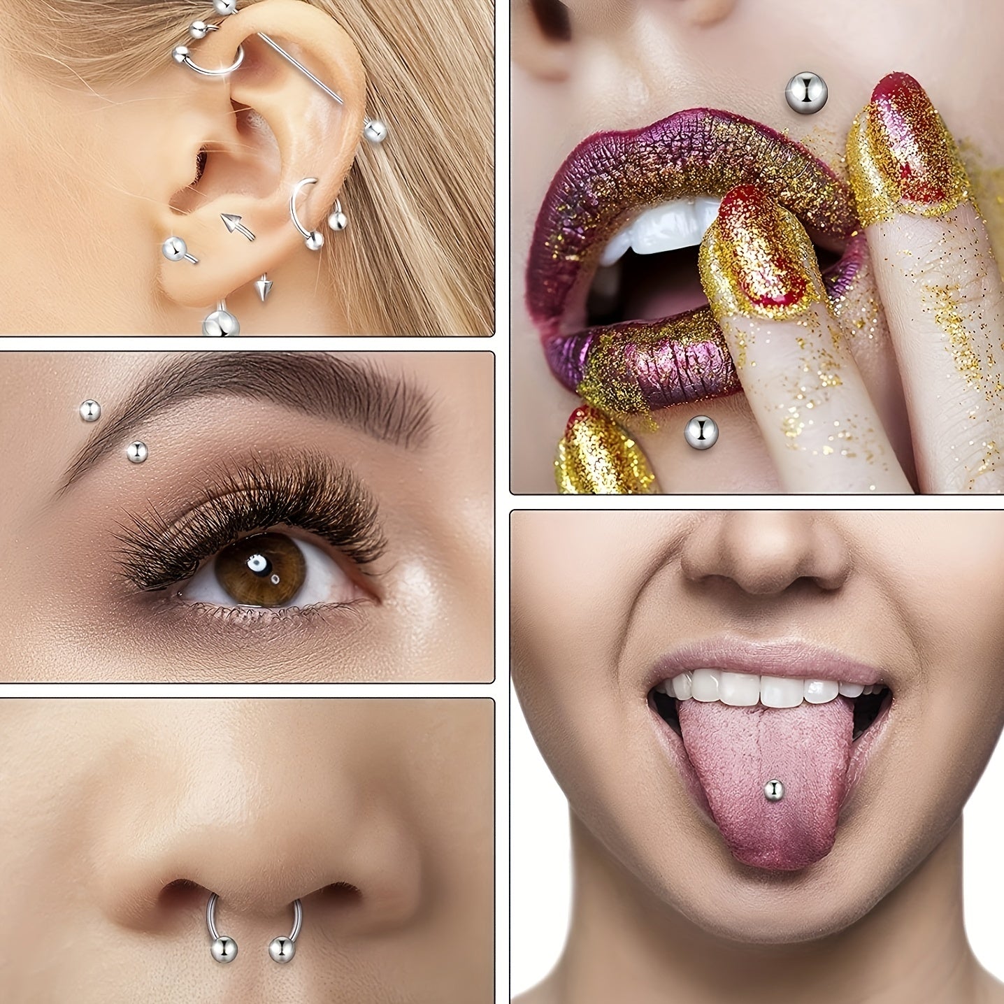 41Piece Body Piercing Kit with Jewelry Tools - Taylor K Shop