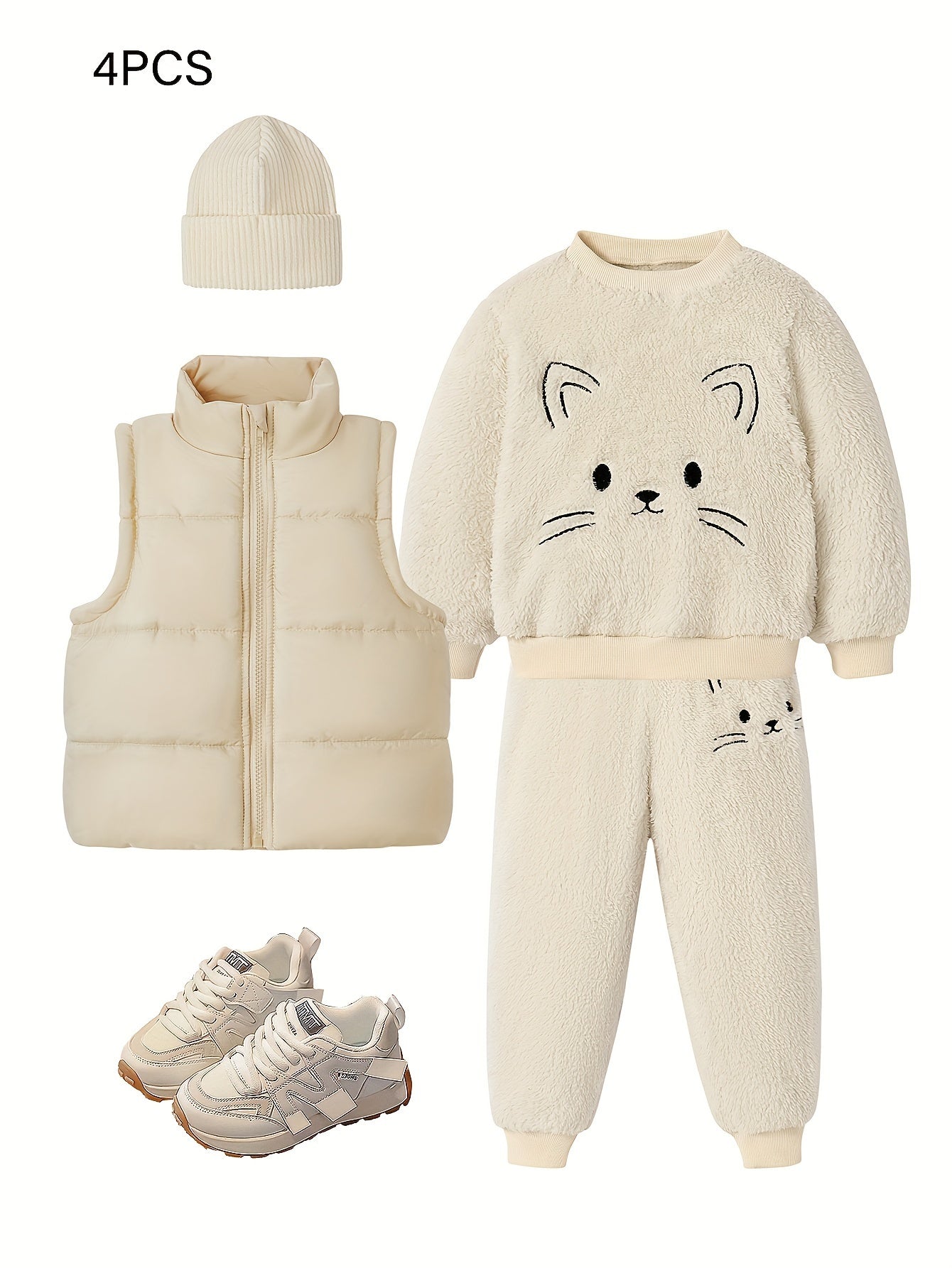 4Piece Girls Cozy Outdoor Set for AutumnWinter - Taylor K Shop