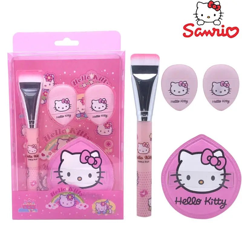4Piece Hello Kitty Makeup Set Air Cushion Puffs - Taylor K Shop