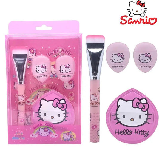 4Piece Hello Kitty Makeup Set Air Cushion Puffs - Taylor K Shop
