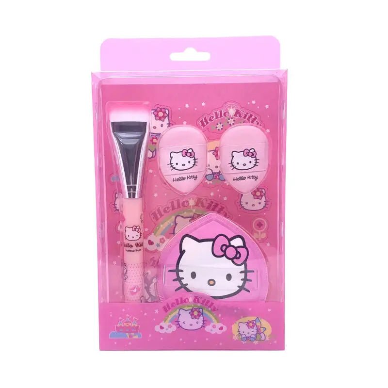4Piece Hello Kitty Makeup Set Air Cushion Puffs - Taylor K Shop