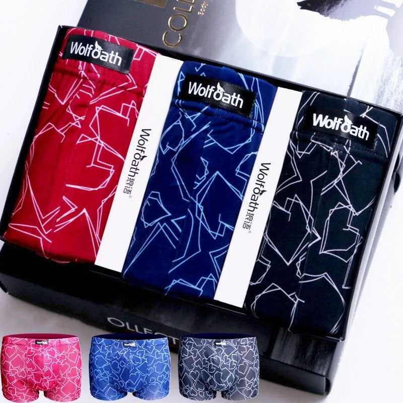 3-pack men's ice silk underwear