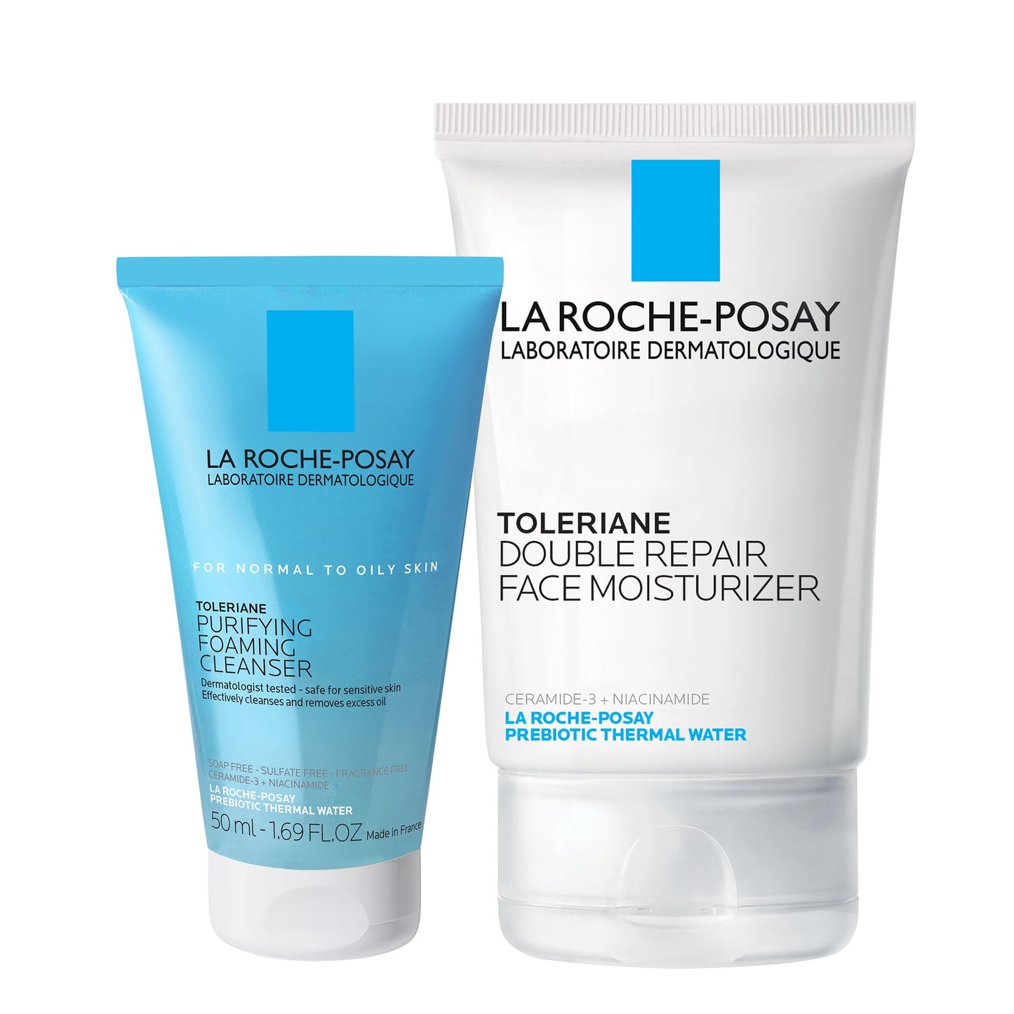 La Roche-Posay Toleriane Double Repair Face Moisturizer, Daily Moisturizer Face Cream with Ceramide and Niacinamide for All Skin Types, Oil Free, Fragrance Free